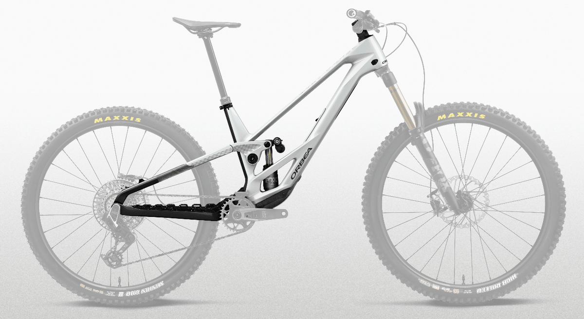 2027 Orbea Rallon Enduro Frame - 450mm Chainstay - The Lost Co. - Orbea - U91203M6 - 8434446333125 - White Chich - Diamond Black (Gloss) - S