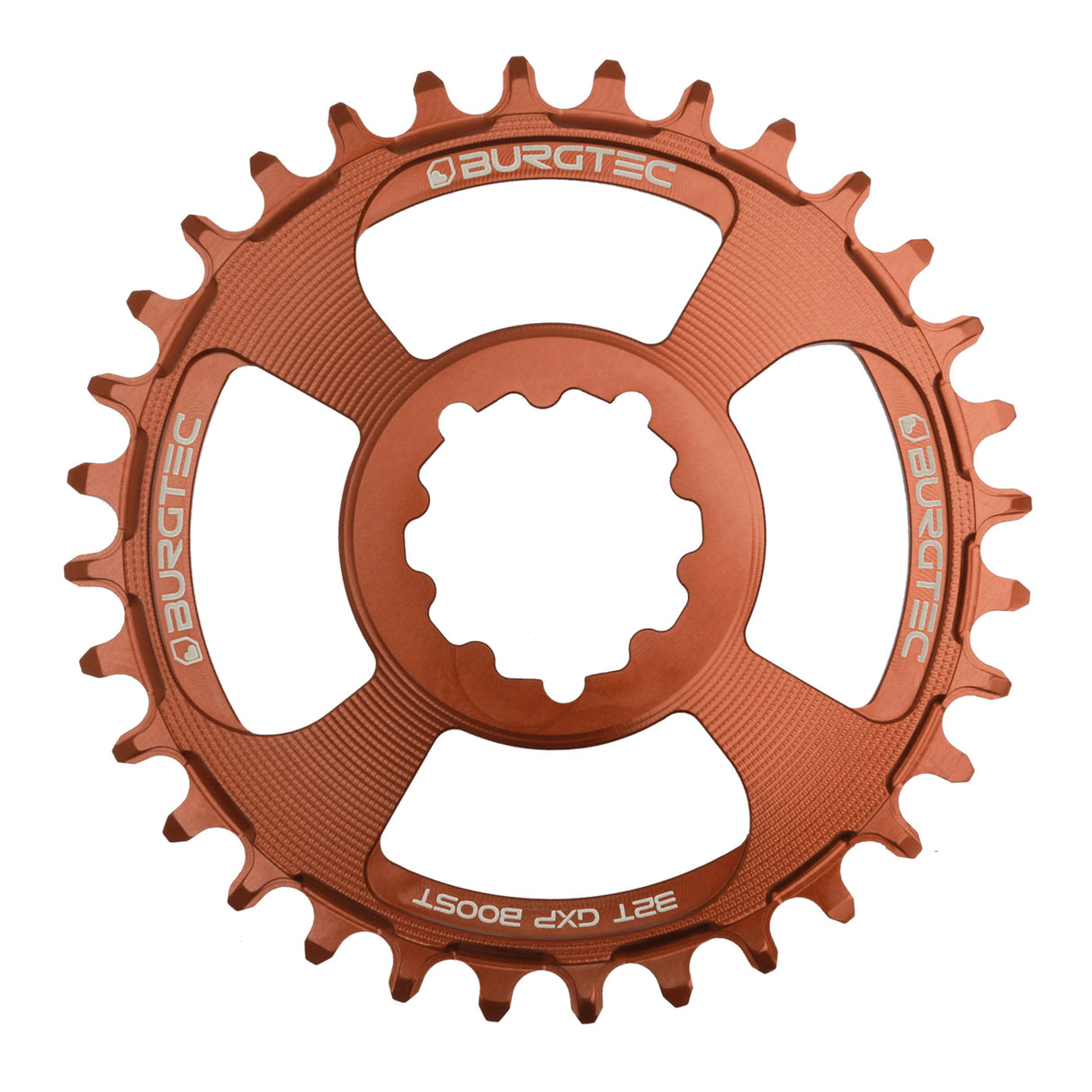Burgtec GXP Boost 3mm Thick Thin Chainring 32T Kash Brnz