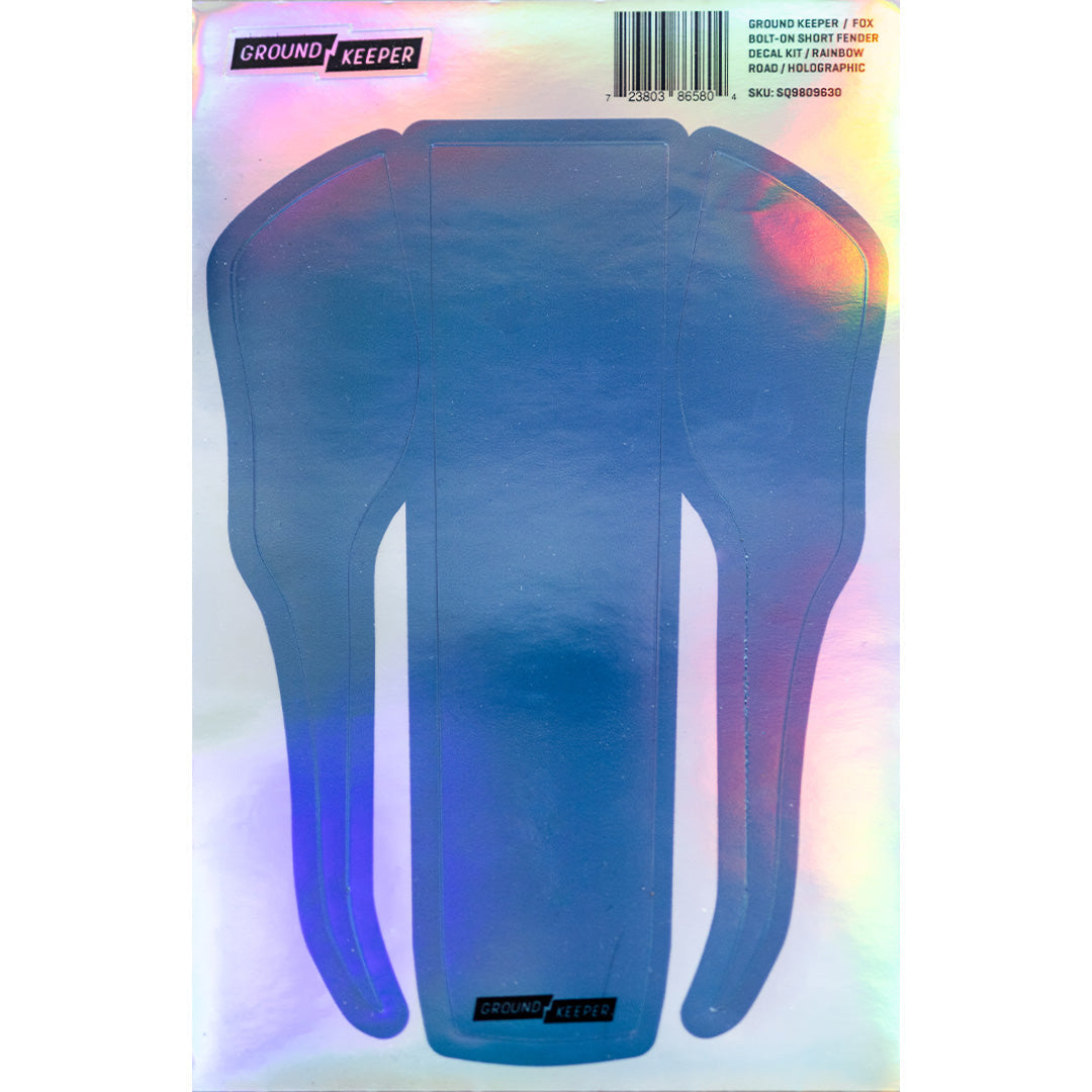 Metallic Fox 36/38 Bolt-On Short Fender Decal Kit
