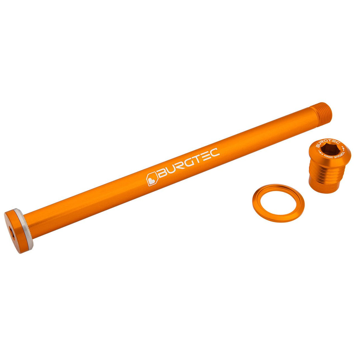 Burgtec Giant 183.5mm Rear Axle - Iron Bro Orange - The Lost Co. - Burgtec - 14756 - 724901938179 -