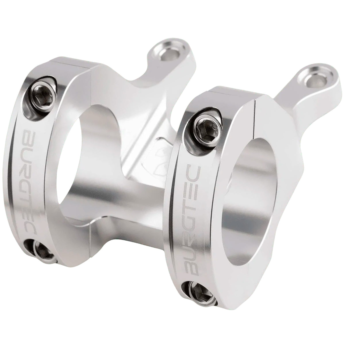 Burgtec MK3 Direct Mount Stem - 45mm - Rhodium Silver - The Lost Co. - Burgtec - 3197 - 764283660473 -