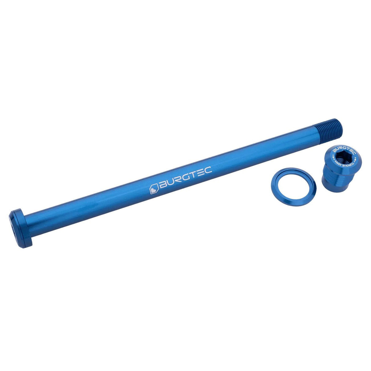 Burgtec Pivot 185.3mm UDH Rear Axle - Deep Blue - The Lost Co. - Burgtec - 10743 - 724901933624 -