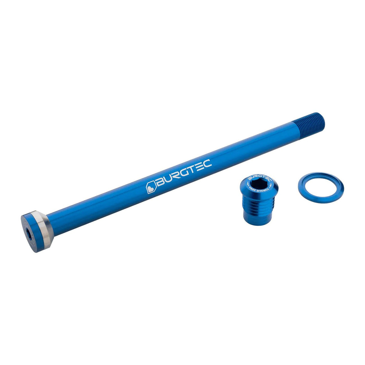 Burgtec Propain 175mm Rear Axle - Deep Blue - The Lost Co. - Burgtec - 12513 - 724901936410 -