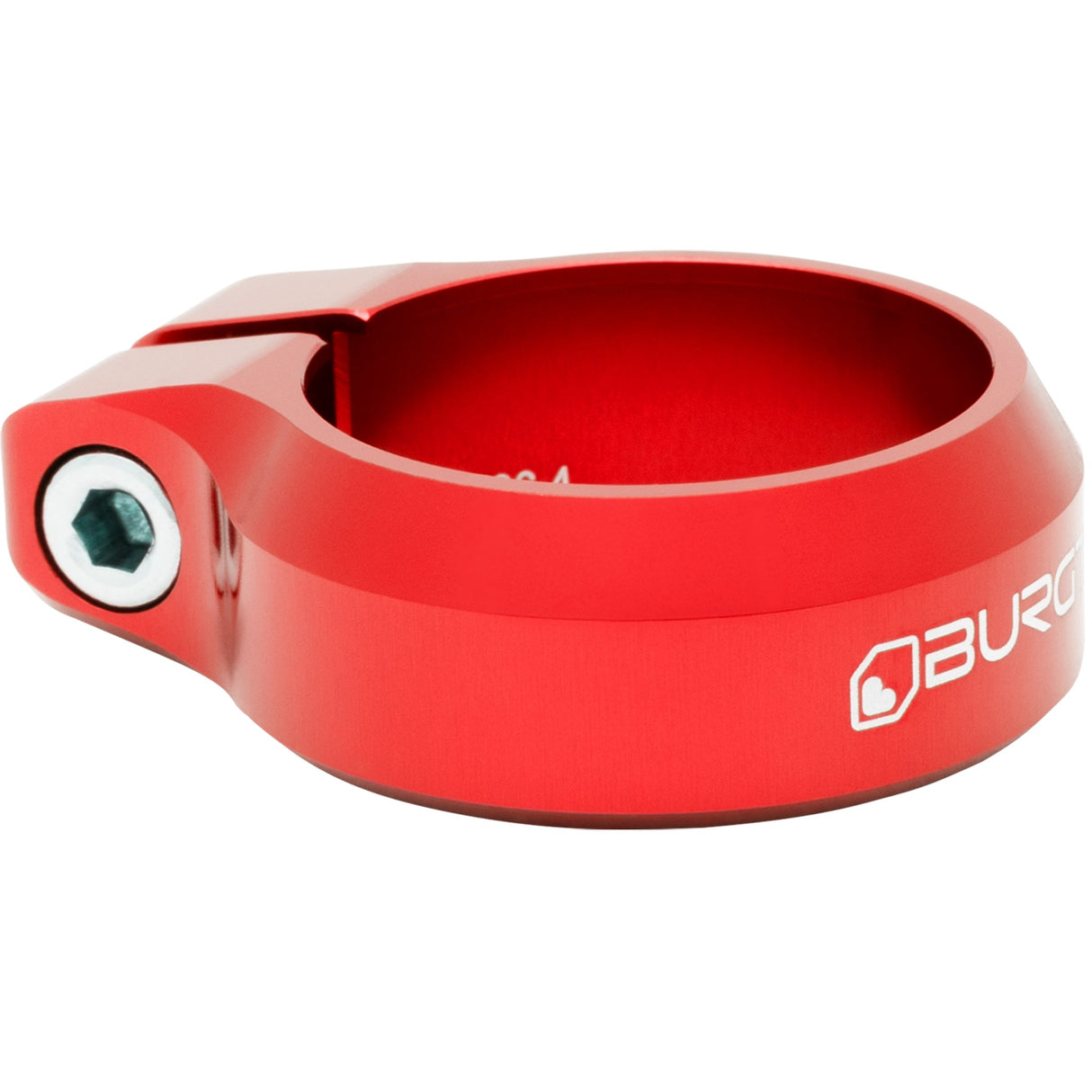 Burgtec Seat Clamp - 36.4mm - Race Red - The Lost Co. - Burgtec - 10532 - 764283658647 -