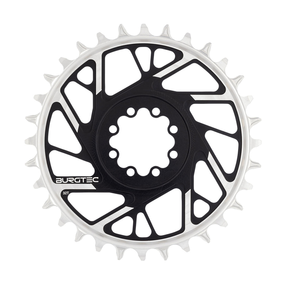 Burgtec T - Type Chainring - 32t - SRAM 8 - Bolt - Black - The Lost Co. - Burgtec - 13173 - 724901936854 -