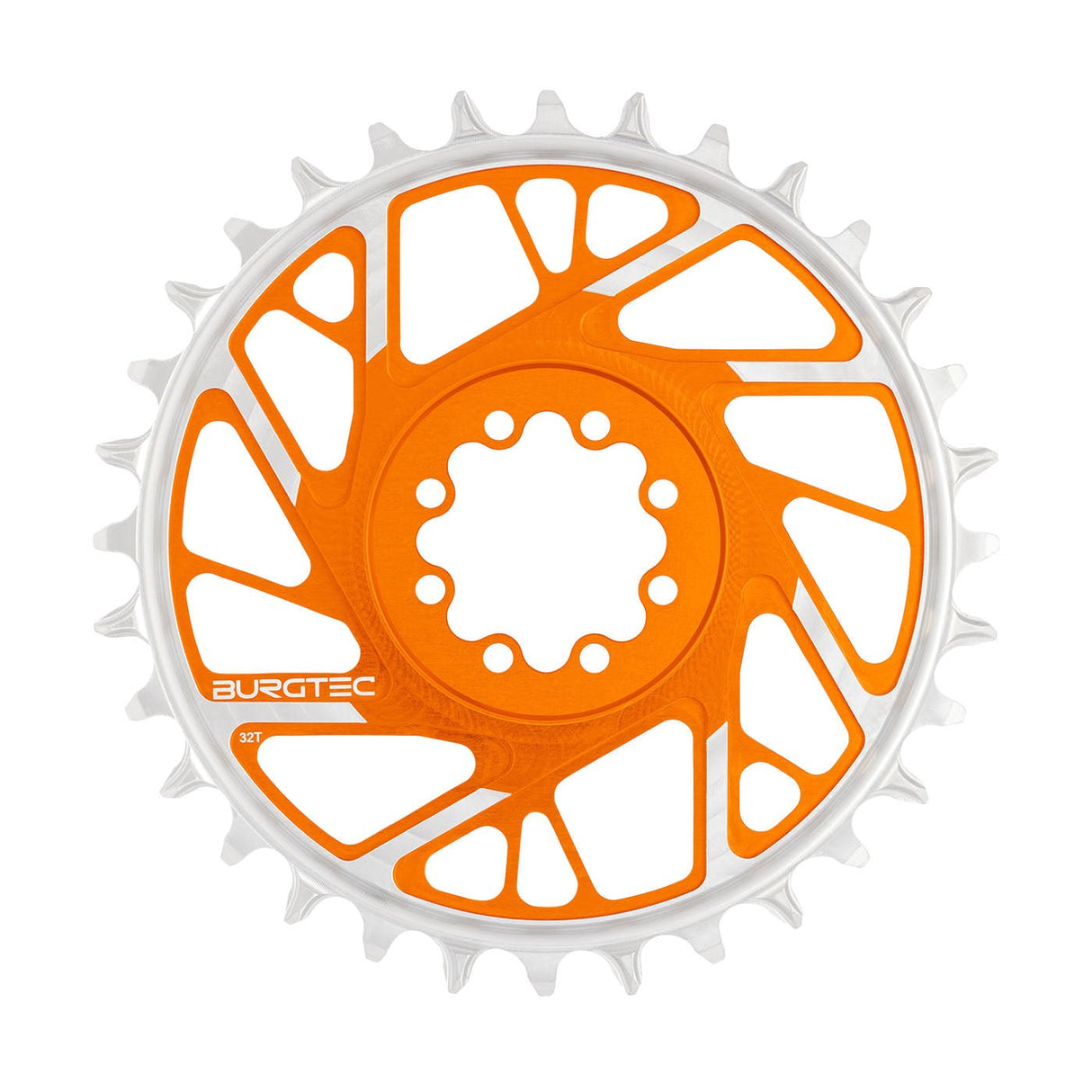 Burgtec T - Type Chainring - 32t - SRAM 8 - Bolt - Orange - The Lost Co. - Burgtec - 13198 - 724901937059 -