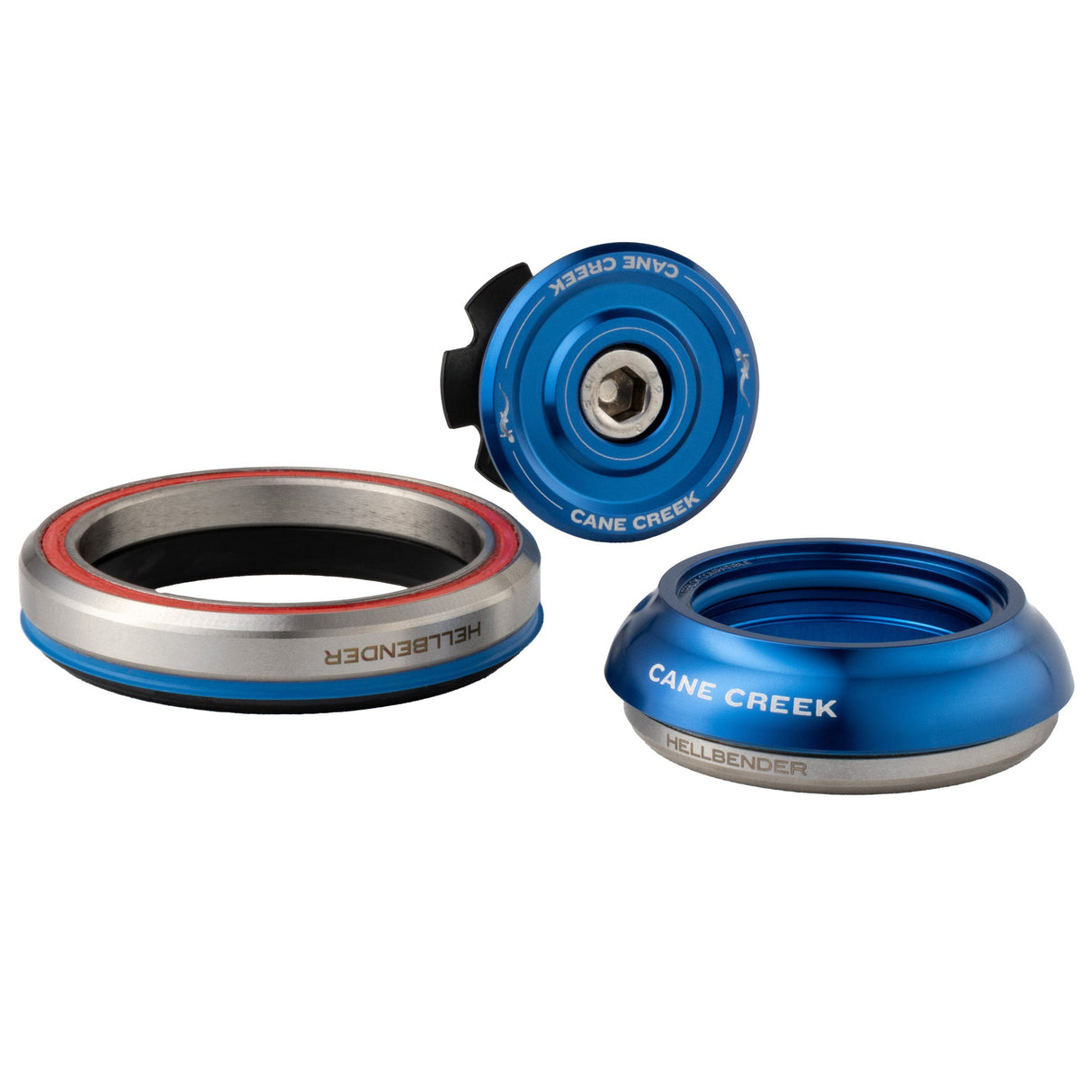 Cane Creek Hellbender 70-Series Headset - IS42/28.6|IS52/40 - Blue - The Lost Co. - Cane Creek - BAA1189B - 840226088150 - -