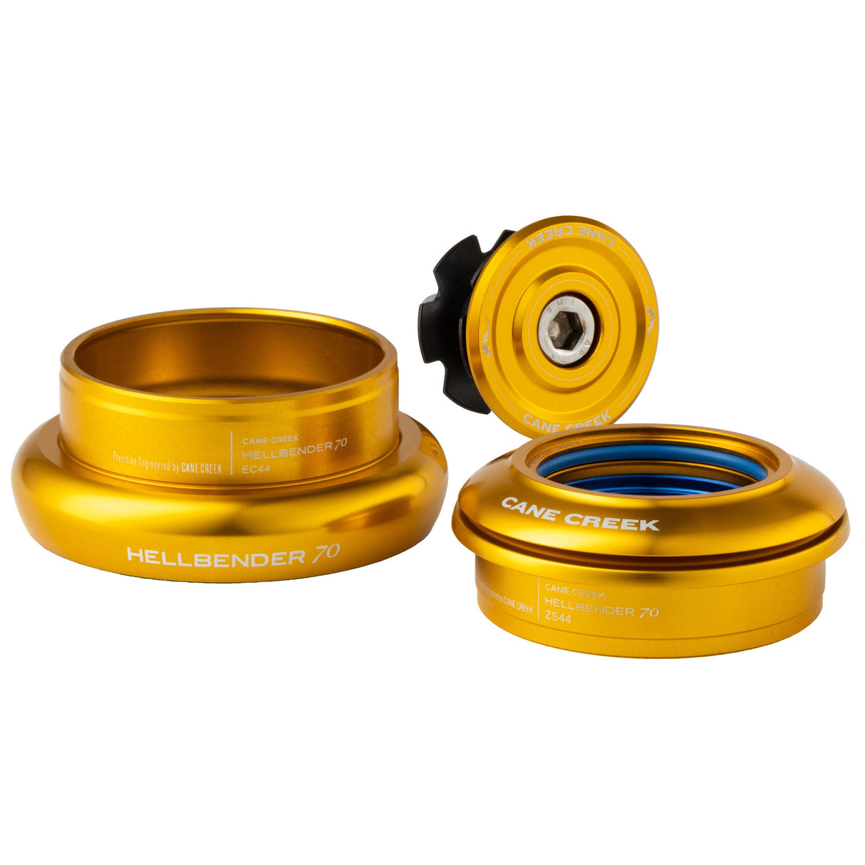 Cane Creek Hellbender 70-Series Headset - ZS44/28.6|EC44/40 - Gold - The Lost Co. - Cane Creek - BAA1187GD - 840226113623 - -