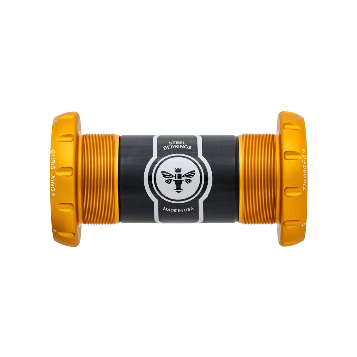 Chris King ThreadFit 30 Bottom Bracket - The Lost Co. - Chris King - ABY2 - 841529278316 - Matte Gold - 50th Anniv T -