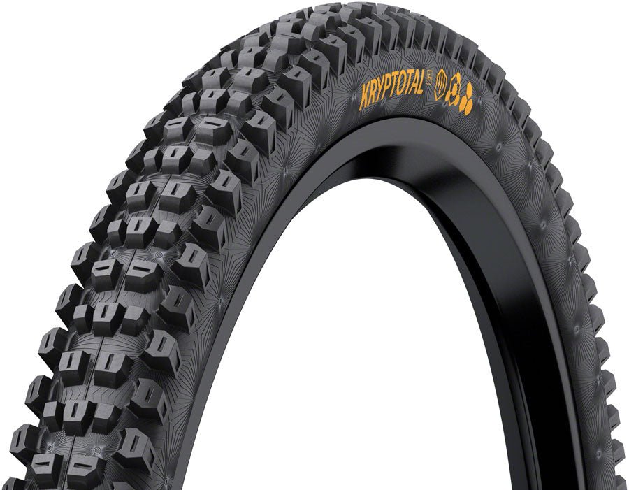 Continental Kryptotal Front Tire - 29 x 2.40 Tubeless Folding BLK Soft Trail Casing E25 - The Lost Co. - Continental - 01508190000 - 4019238309256 -