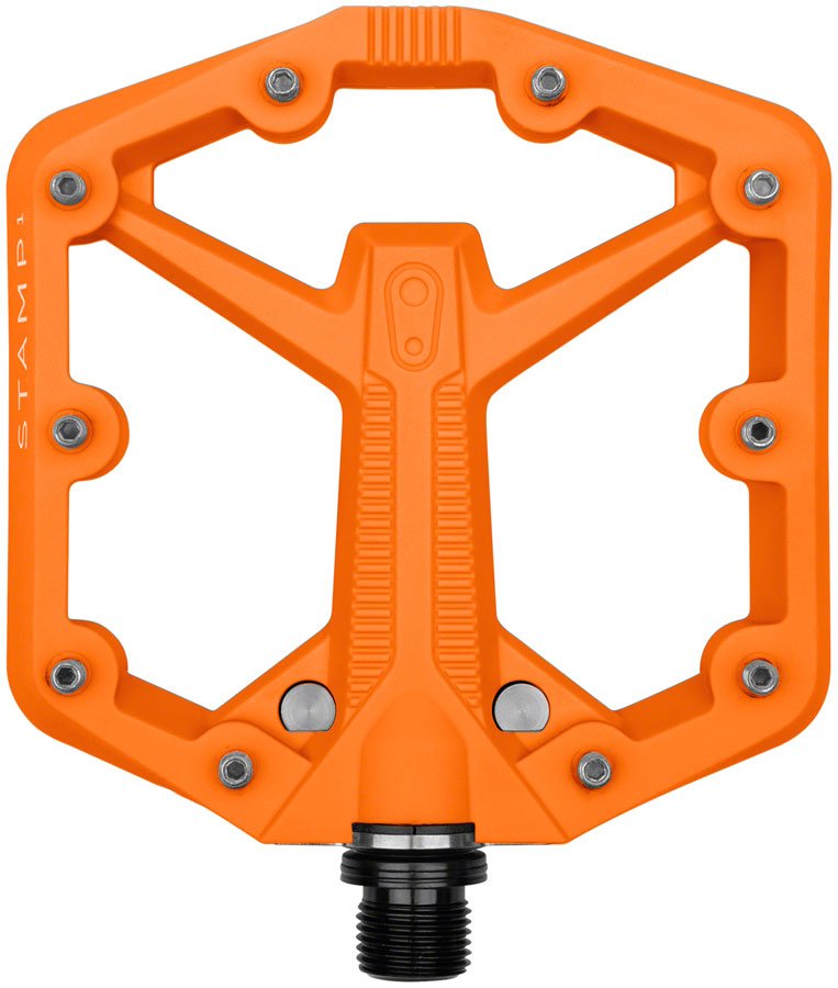 Crank Brothers Stamp 1, Gen 2 Pedals - Small - Orange - The Lost Co. - Crank Brothers - 16814 - 641300168146 -