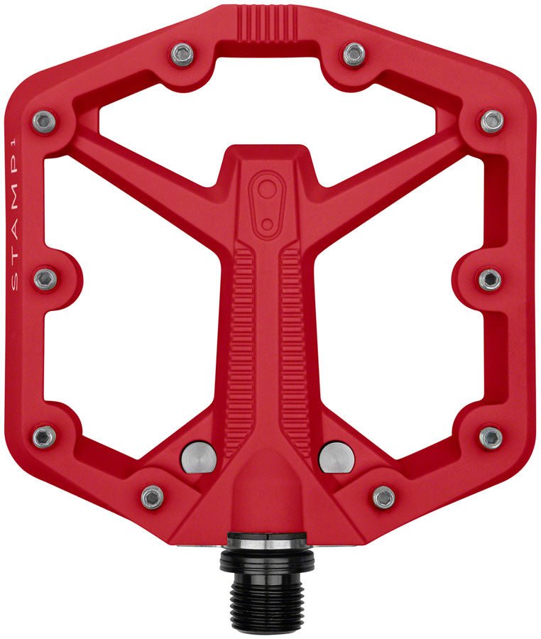 Crank Brothers Stamp 1, Gen 2 Pedals - Small - Red - The Lost Co. - Crank Brothers - 16812 - 641300168122 -