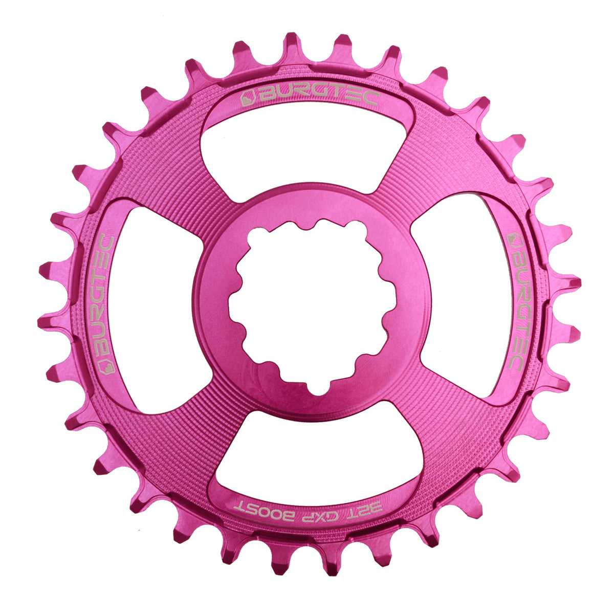 Burgtec GXP Boost 3mm Thick Thin Chainring 32T Purple
