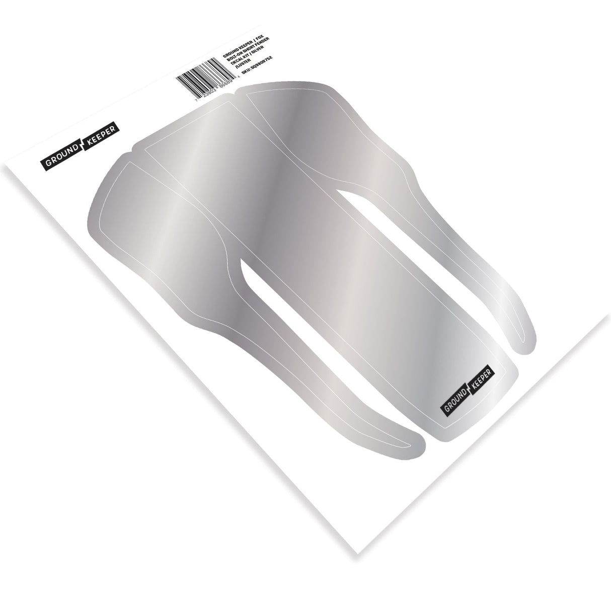 Metallic Fox 36/38 Bolt-On Short Fender Decal Kit