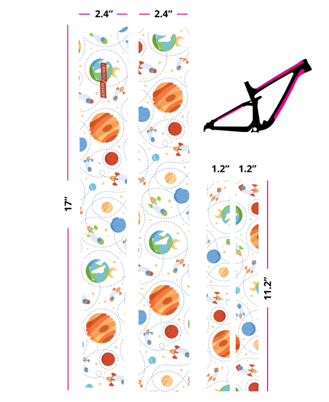 Ground Keeper Kids Blastoff Frame Keeper - Gloss - The Lost Co. - Ground Keeper Fenders - SQ9809340 - 723803865217 -