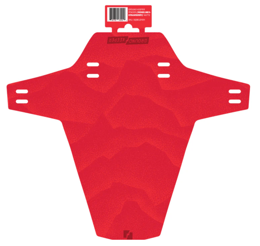 Ground Keeper Ridgelines Fender - Strawberry - Matte - The Lost Co. - Ground Keeper Fenders - SQ9810404 - 760762182924 -