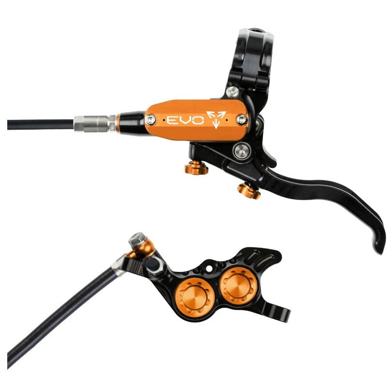 Hope Tech 4 Evo GR4 - Right/Rear - Black/Orange - The Lost Co. - Hope - B - HT3425 - B - HT3425 -