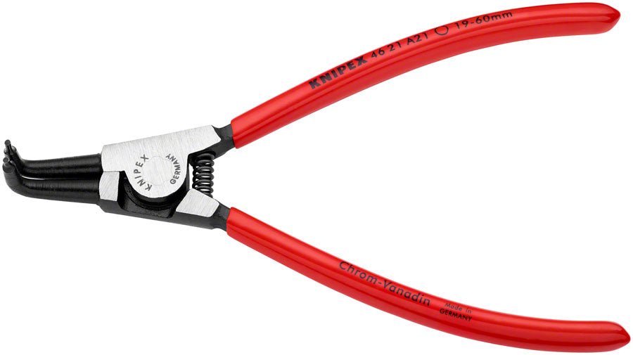 Knipex External 90deg Angle Snap Ring Pliers - 6 3/4" - The Lost Co. - Knipex - 46 21 A21 SBA - 843221000868 -