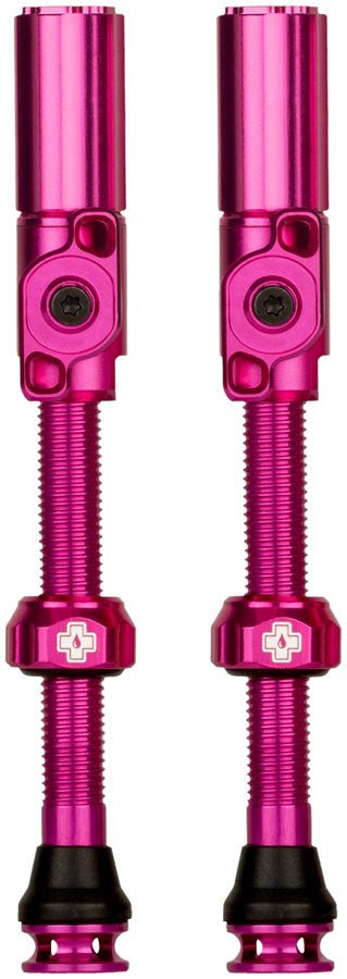 Muc - Off Big Bore Hyrid Tubeless Valve Stems - Large 45mm - Pink - The Lost Co. - Muc - Off - 21163 - 5037835220315 -