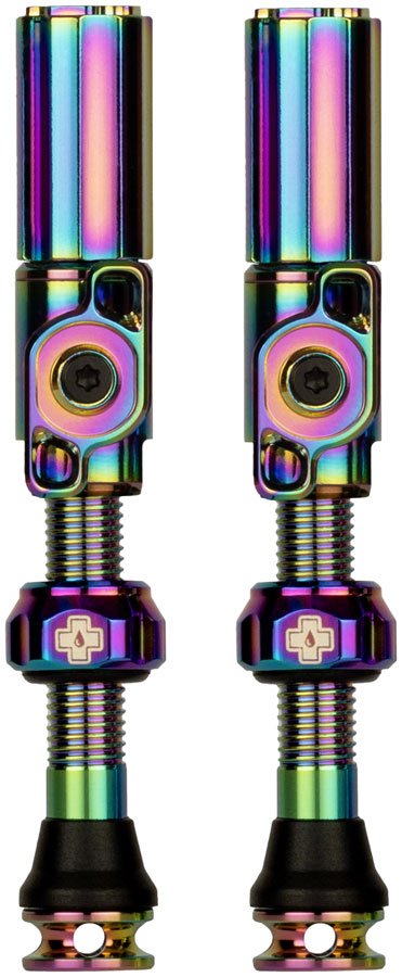 Muc - Off Big Bore Hyrid Tubeless Valve Stems - Small 30mm - Iridescent - The Lost Co. - Muc - Off - 21124 - 5037835219913 -