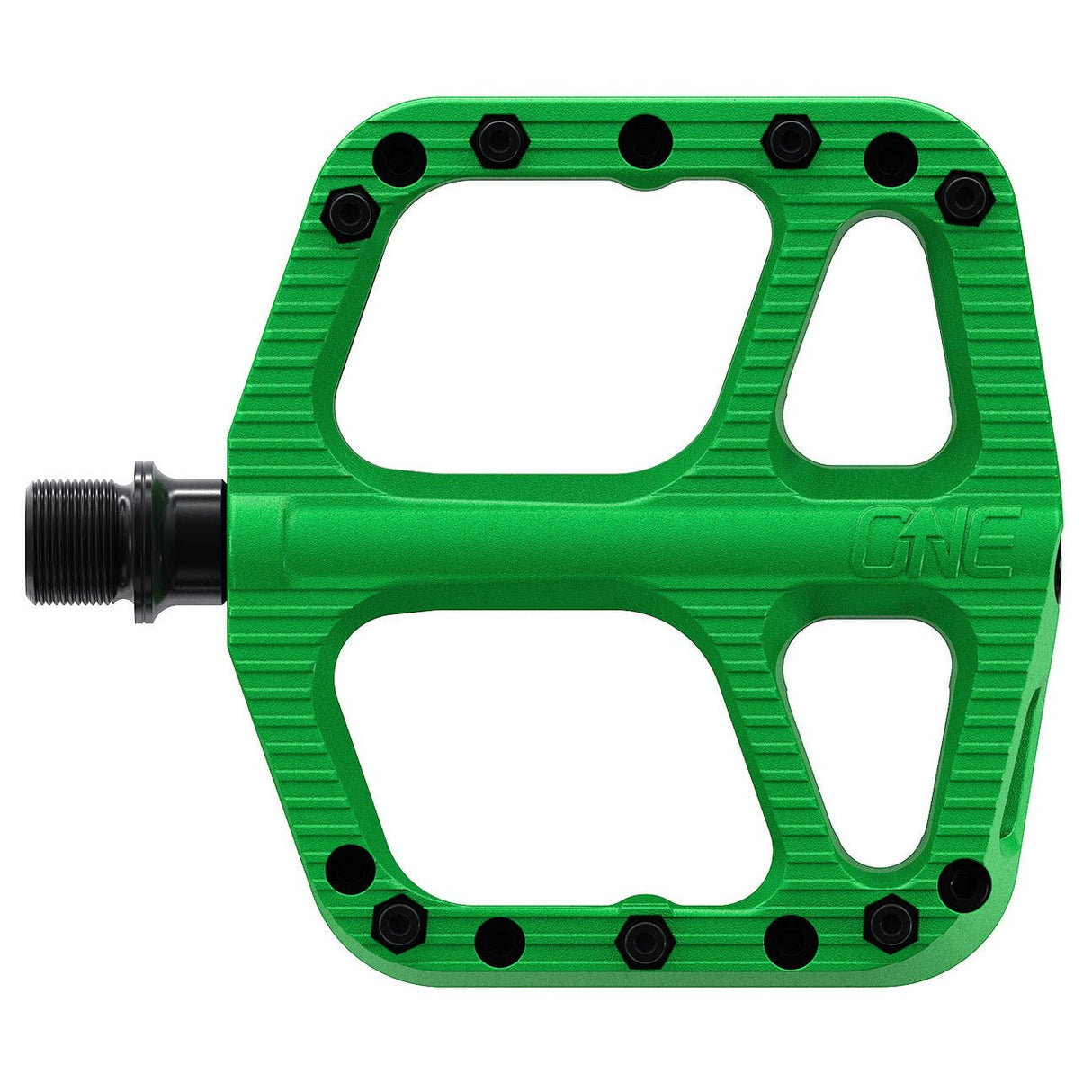 OneUp Components Small Comp Platform Pedals - Green - The Lost Co. - OneUp Components - 1C0905GRN - 628219406002 -