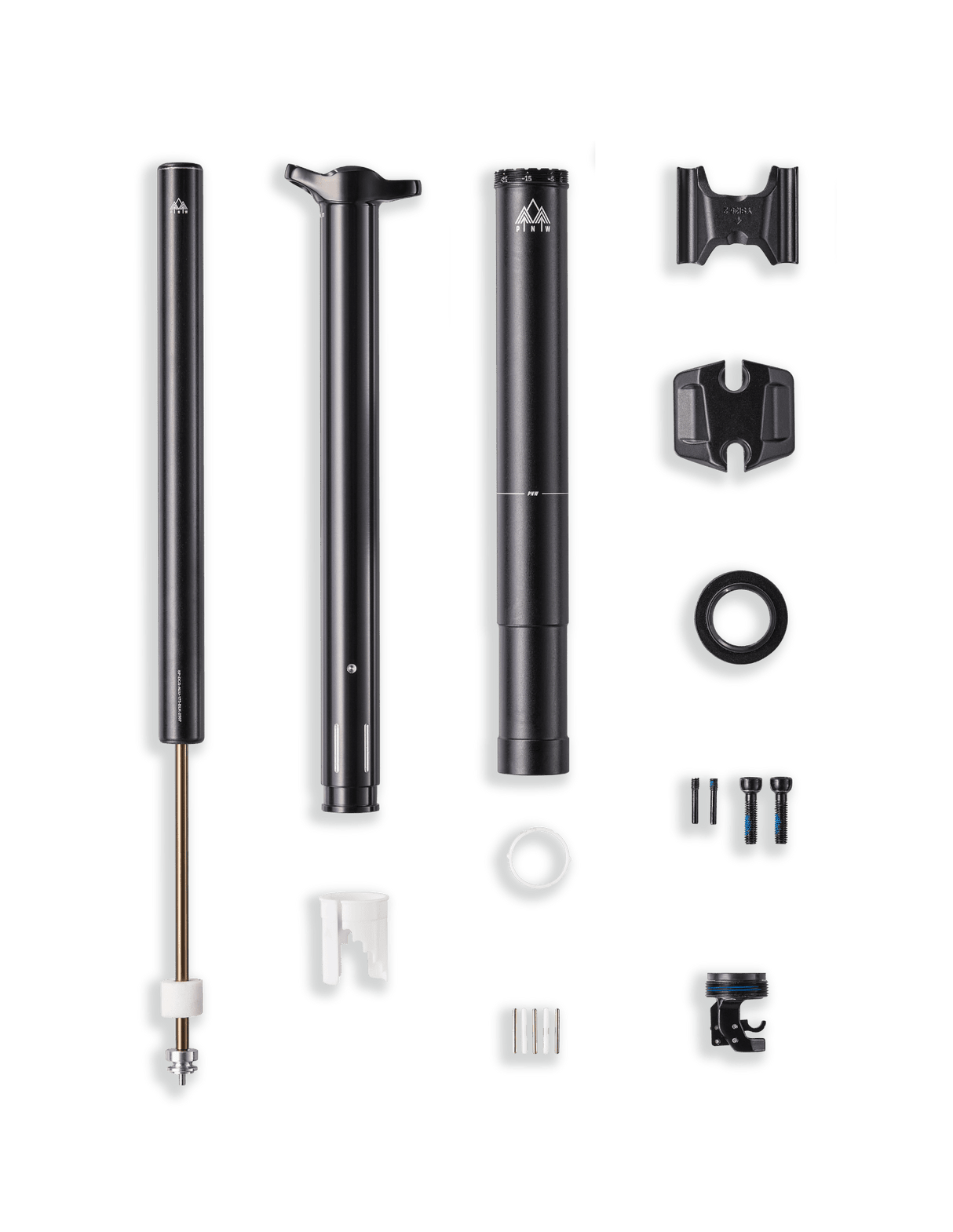 PNW Components Loam Dropper Post - Gen 2 - Silver - The Lost Co. - PNW Components - DP - LM2 - 309 - 125 - SL - 810035877146 - 30.9 mm - 125 mm