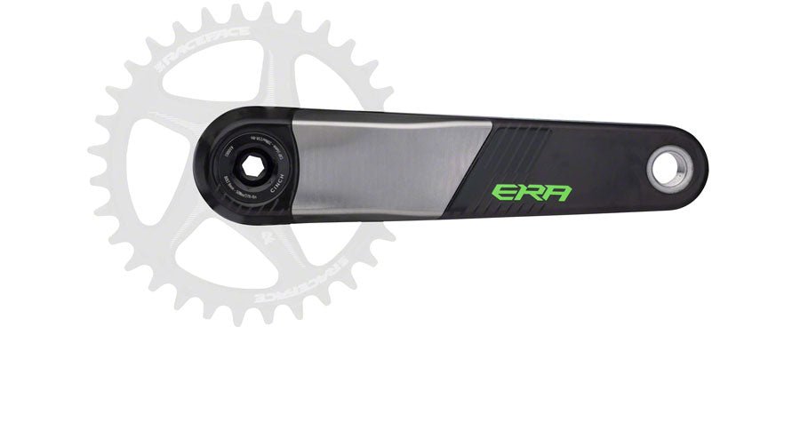 RaceFace ERA Carbon Crankset - 170mm Length - CINCH Interface - 136mm Spindle - Green - The Lost Co. - Race Face - CK23ERA136ARM170P802 - 821973462301 -