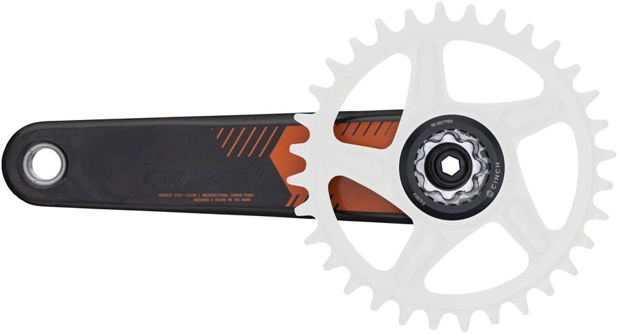 RaceFace ERA Carbon Crankset - 170mm Length - CINCH Interface - 136mm Spindle - Orange - The Lost Co. - Race Face - CK23ERA136ARM170P021 - 821973462264 -