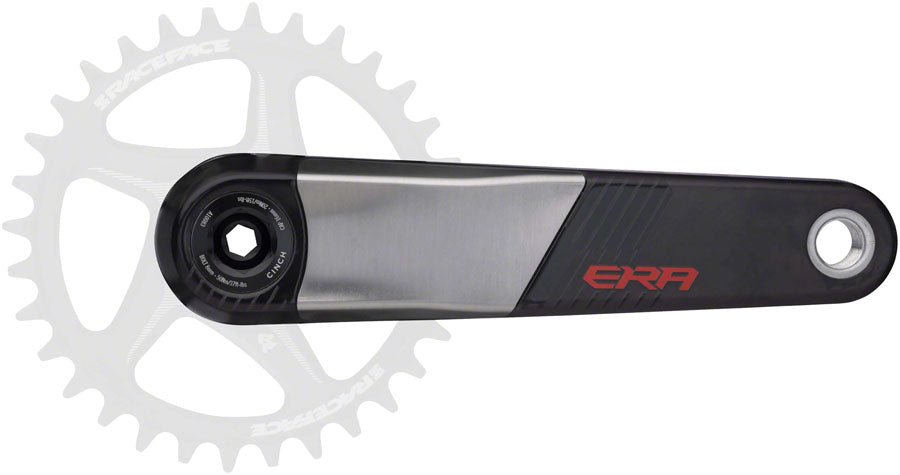 RaceFace ERA Carbon Crankset - 175mm Length - CINCH Interface - 136mm Spindle - Red - The Lost Co. - Race Face - CK23ERA136ARM175P185 - 821973462325 -