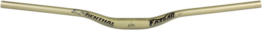 Renthal FatBar Lite Handlebar - 30mm Rise - 760mm Width - 35mm Clamp - Gold V3 - The Lost Co. - Renthal - M166-02-007-01 - 765442163620 -