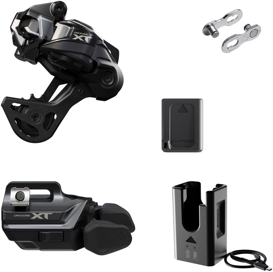Shimano Deore XT M8250 Di2 Wireless Upgrade Kit - GS Derailleur, IR I - SPEC EV Shifter - The Lost Co. - Shimano - IGPM8250UPG08 - 192790928180 -