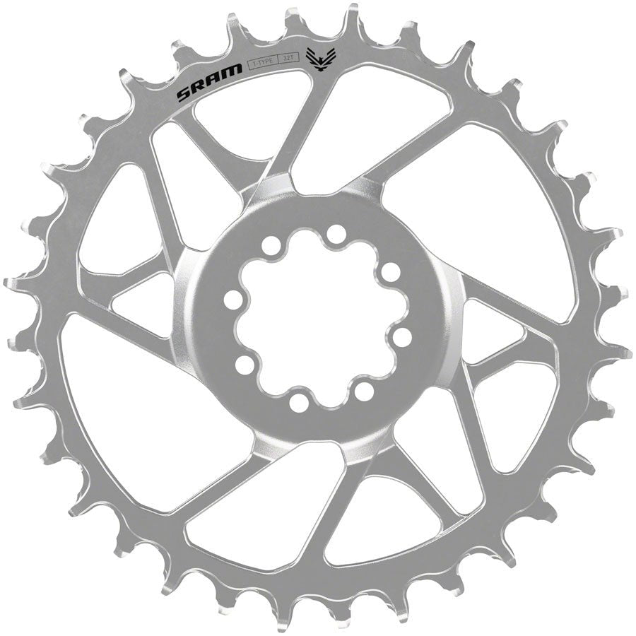 SRAM Eagle 90 T - Type Chainring - 34t - 12 - Speed - 8 - Bolt Direct Mount - 3mm Offset - Steel - Silver - The Lost Co. - SRAM - 11.6218.068.002 - 710845905209 -