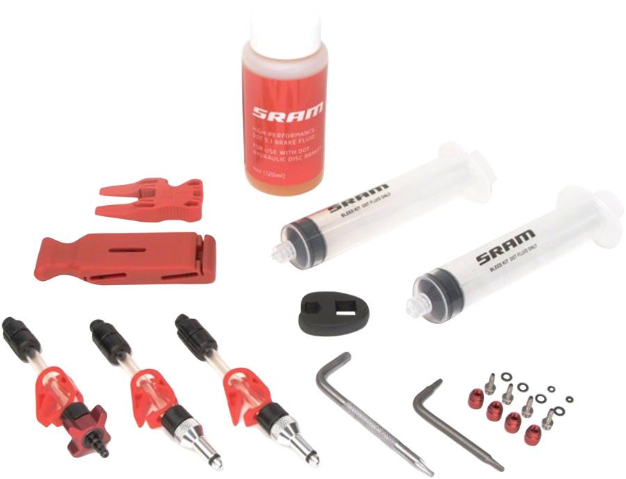 SRAM Standard DOT V2 Hydraulic Brake Bleed Kit - for X0/XX/ Guide/Level/Code/HydroRoad/G2 - The Lost Co. - SRAM - 00.5318.045.000 - 710845907371 -