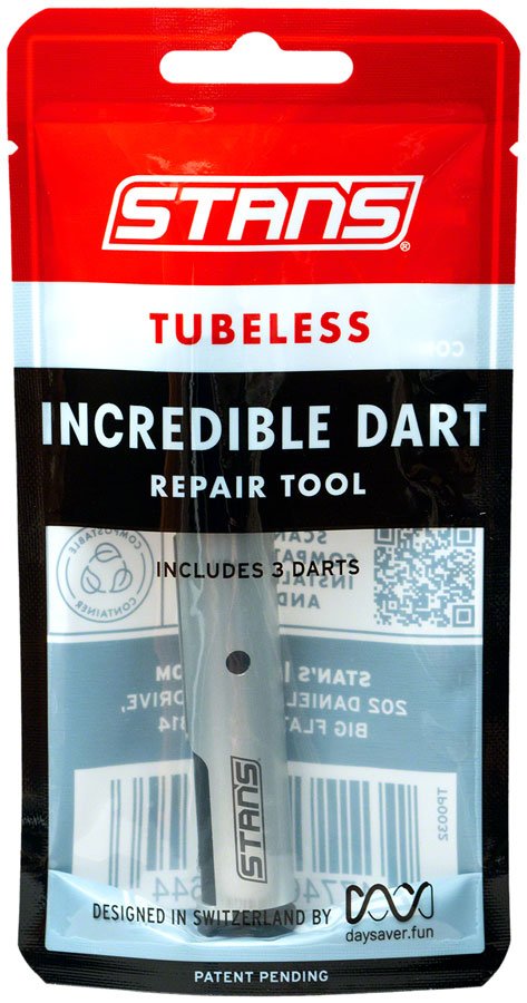 Stan's NoTubes Incredible Dart Tubeless Repair Tool - The Lost Co. - Stan's No Tubes - TP0032 - 847746066446 -