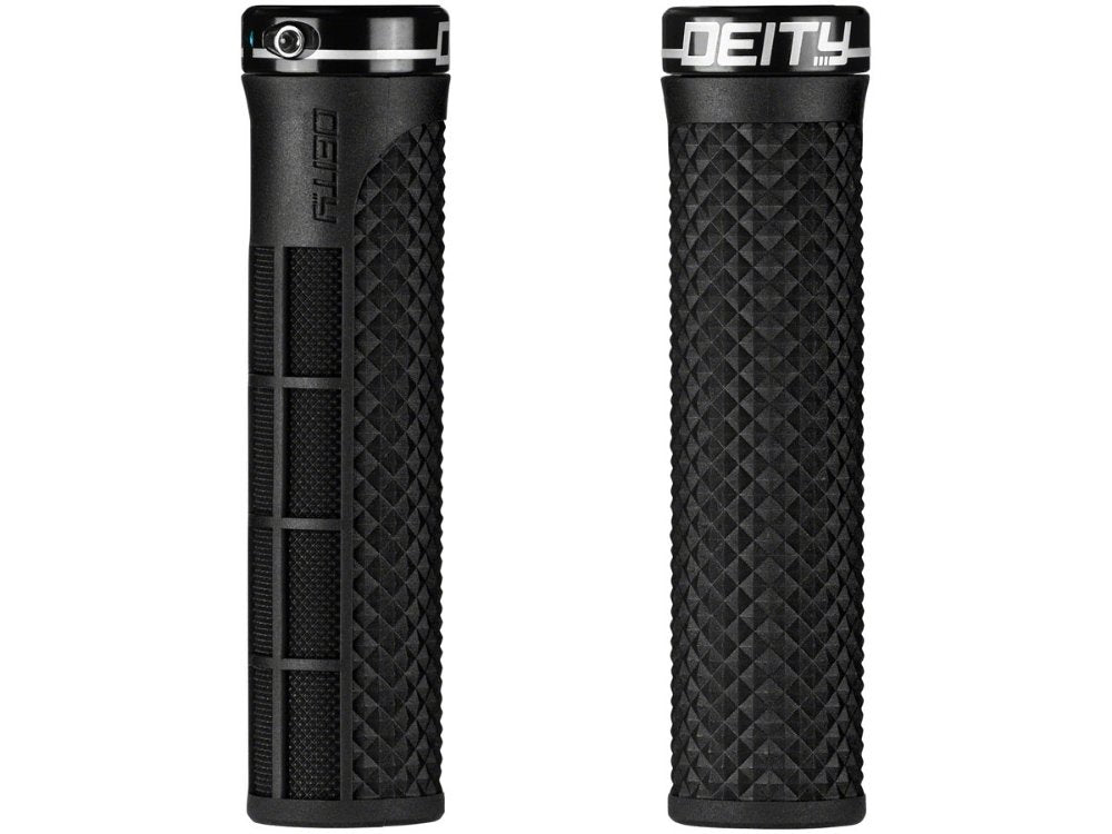 Deity Components Lockjaw Grips - Black, Lock-On - The Lost Co. - Deity Components - 26-LKJAW-BK - 817180024418 - -