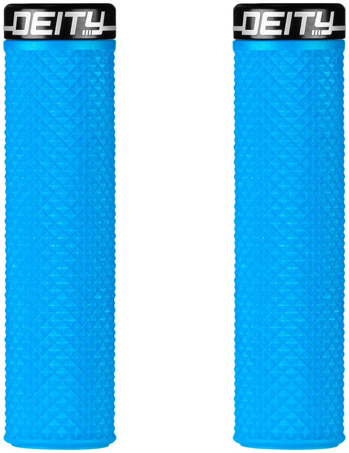 DEITY Supracush Grips - Blue Lock-On - The Lost Co. - Deity - HT7924 - 817180024340 - -