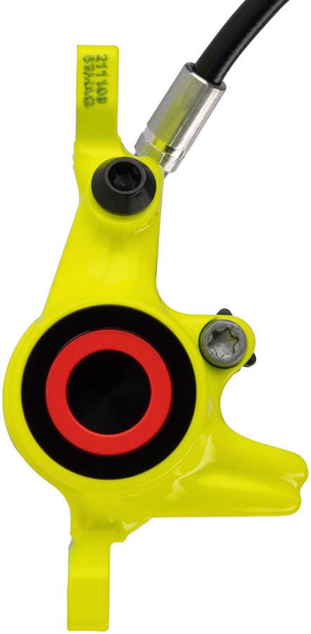 Magura MT8 Raceline Disc Brake Lever - Front Rear Hydraulic Post Mount BLK/Neon YLW - The Lost Co. - Magura - B-MU6119 - 4055184022351 - -