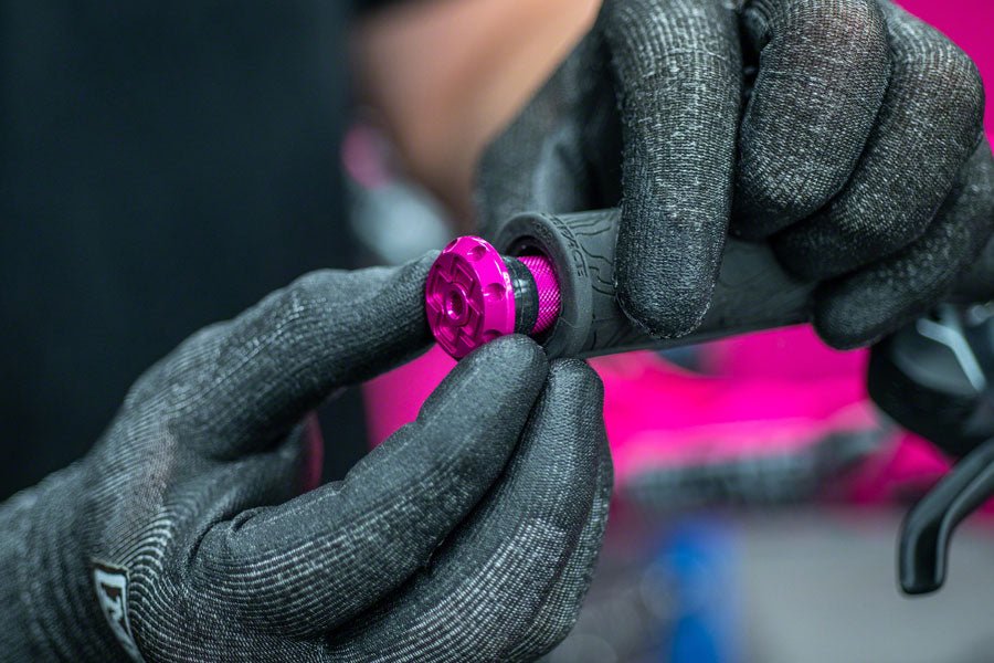 Muc-Off Stealth Tubeless Puncture Plugs Tire Repair Kit - Bar-End Mount - Blue - Pair - The Lost Co. - Muc-Off - H030190-06 - 5037835207972 - -