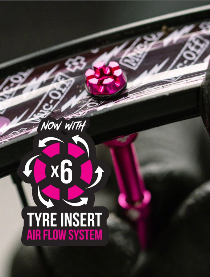 Muc-Off V2 Tubeless Valve Kit - Pink - 60mm Length - Pair - The Lost Co. - Muc-Off - H030189-13 - 5037835209747 - -