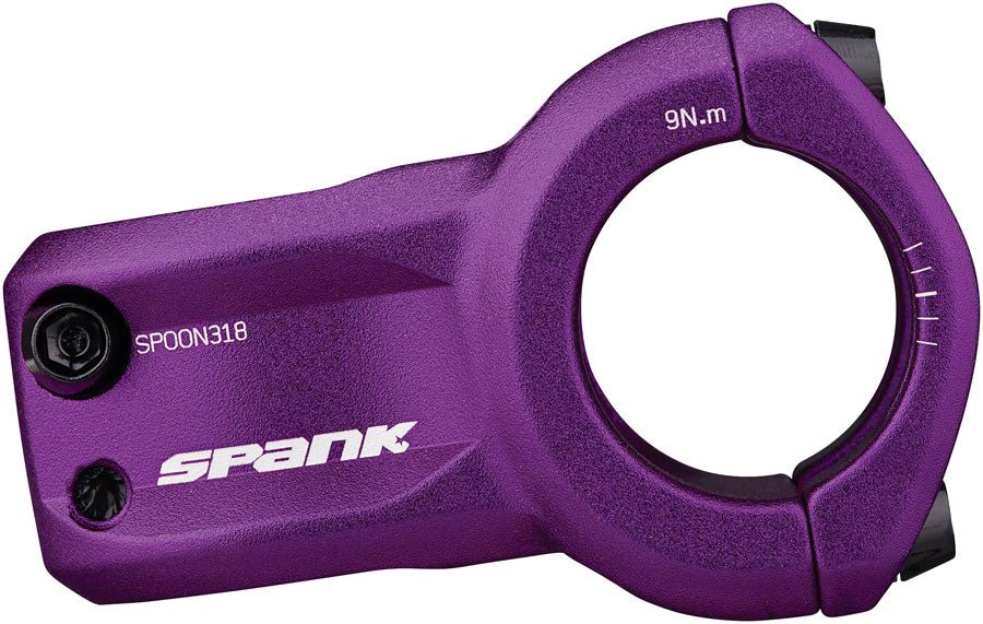 Spank SPOON 318 Stem - 43mm Length - 31.8mm Clamp - Purple - The Lost Co. - Spank - SM0175 - 4710155968105 - -