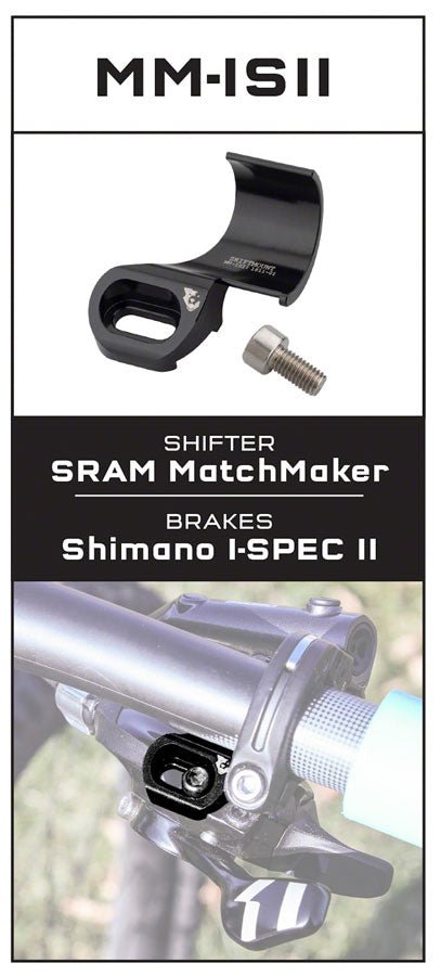 Wolf Tooth ShiftMount - SRAM Matchmaker Shifter to I-Spec-II Brake - The Lost Co. - Wolf Tooth Components - B-WQ0530 - 812719029933 - -