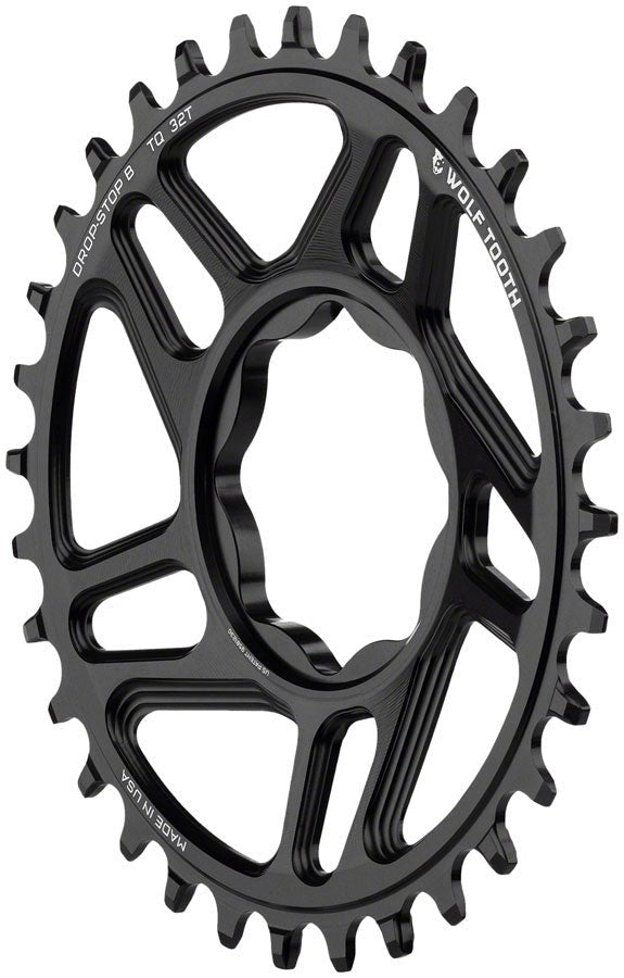 Wolf Tooth Trek TQ Direct Mount Chainring - Drop-Stop B - 30T - Black - The Lost Co. - Wolf Tooth - CR3618 - 810006807080 - -