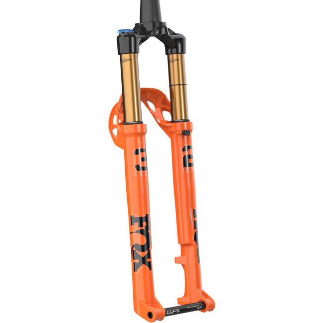 2025 Fox 32 Factory Step Cast Fork - Shiny Orange - 29