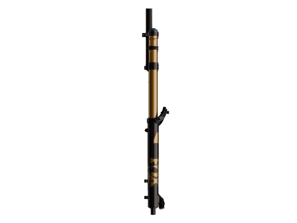 2027 Fox 40 Factory - Kashima - 27.5" - Shiny Black - GRIP X2 - 203mm - The Lost Co. - Fox Racing Shox - 910-21-417 - 821973524757 - 