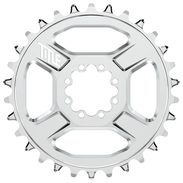Title CR1 Chainring 32t 8 Bolt Shimano HG 12 Chrome