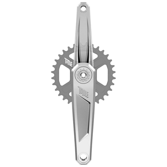 Title CR1 Crankarm Pair(No Spindle) 165mm Chrome