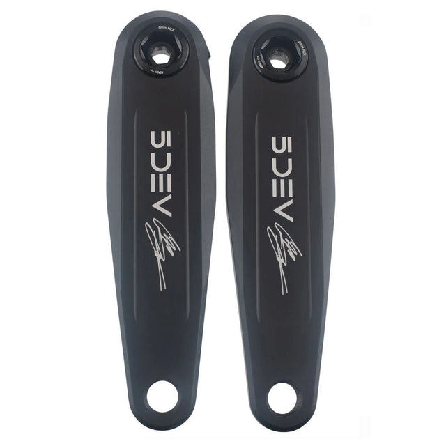 5Dev DH/Freeride Cranks 155mm No Spindle Black - The Lost Co. - 5Dev - RFR155-01 - 850076919092 - 
