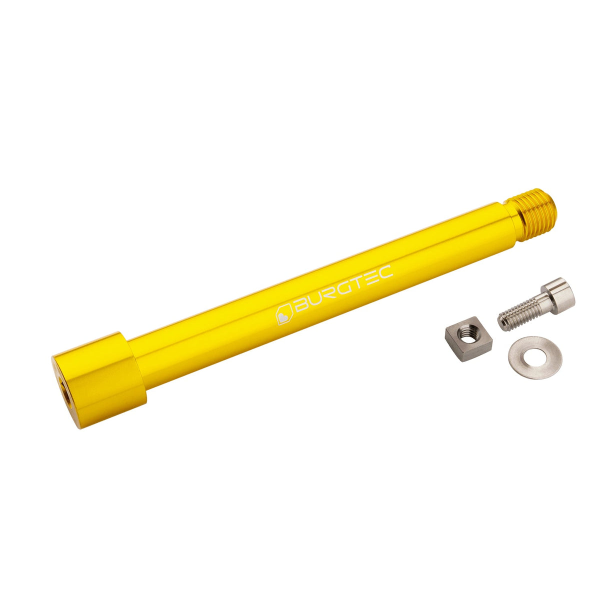 Burgtec Fox 36/38 Axle - 15x110mm - Bullion Gold - The Lost Co. - Burgtec - 9918 - 764283660589 - 