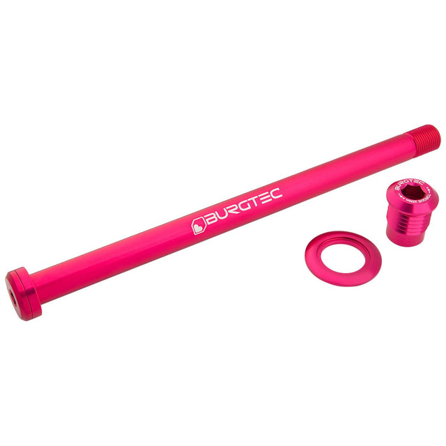Burgtec Rear Axle - Orbea 184mm - Toxic Barbie Pink - The Lost Co. - Burgtec - 14359 - 724901937844 - 
