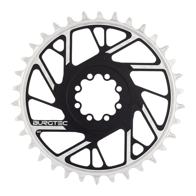 Burgtec T - Type Chainring - 34t - SRAM 8 - Bolt - Black - The Lost Co. - Burgtec - 13174 - 724901936861 - 